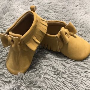 Baby Tan Moccasins